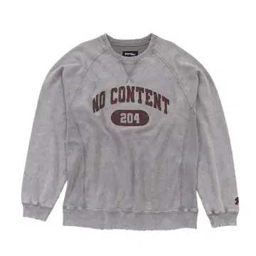 "NO CONTENT" SWEATSHIRT Peace&After