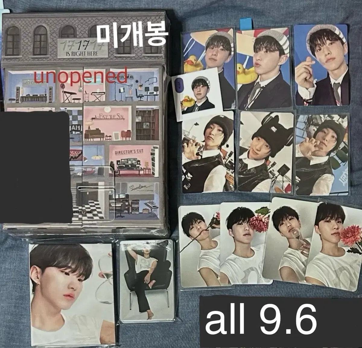 세븐틴 호시17isrighthere베스트 앨범미개봉 캐럿반앨포오리특전럭드