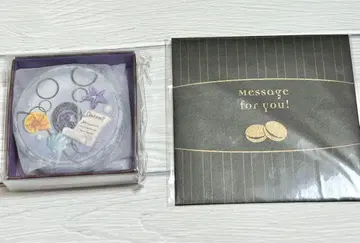 트위스트 아줄 발렌타인 기프트 마카롱 거울 메시지 카드