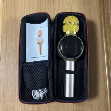 와이어리스 가라오케 마이크 골드