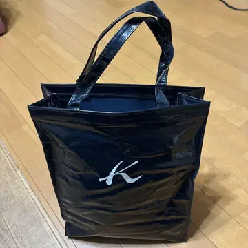 키타무라 토트백 다크 네이비 에나멜