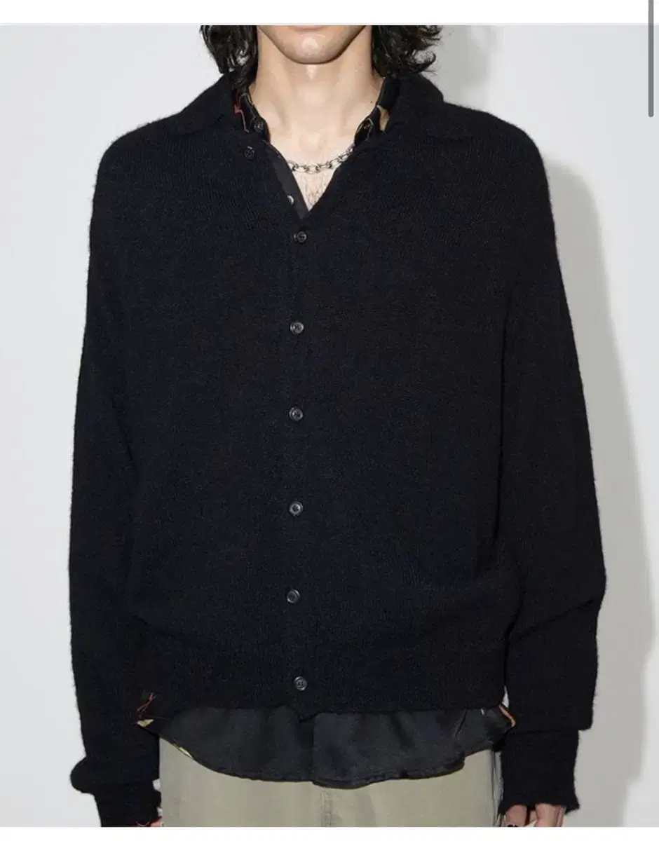 아워레가시 evening polo alpaca black 48size