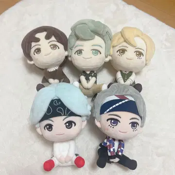 BTS 타이니 탱 봉제 인형 세트 V SUGA RM 한정