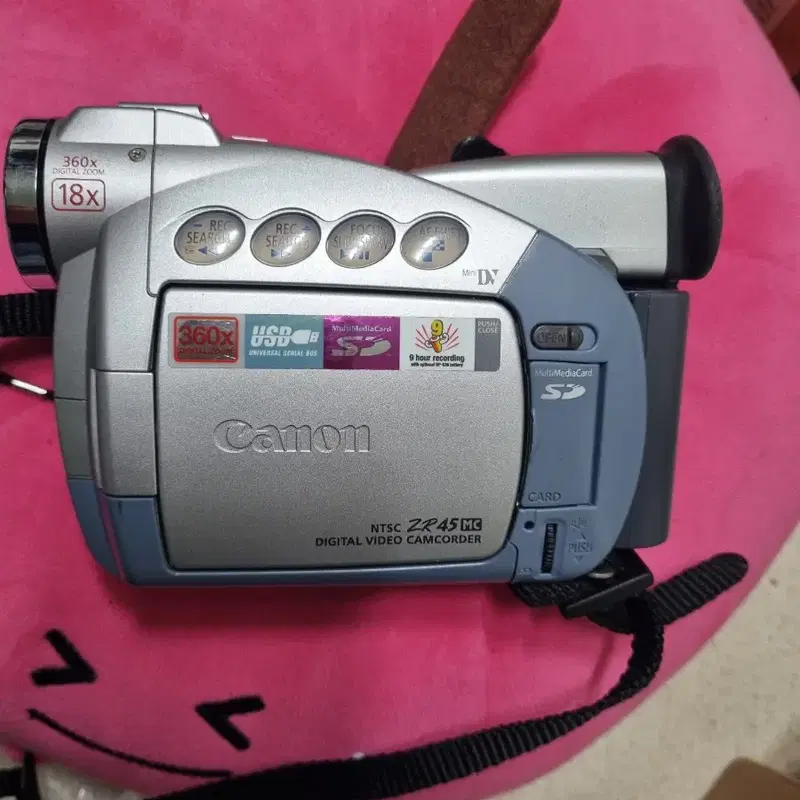 캐논 ntsc zr45 디지털 캠코더 레트로 카메라