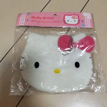 미사용 레트로 키티 레어 티슈 케이스