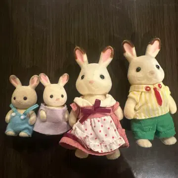 실바니안 패밀리 토끼 인형 4개 세트