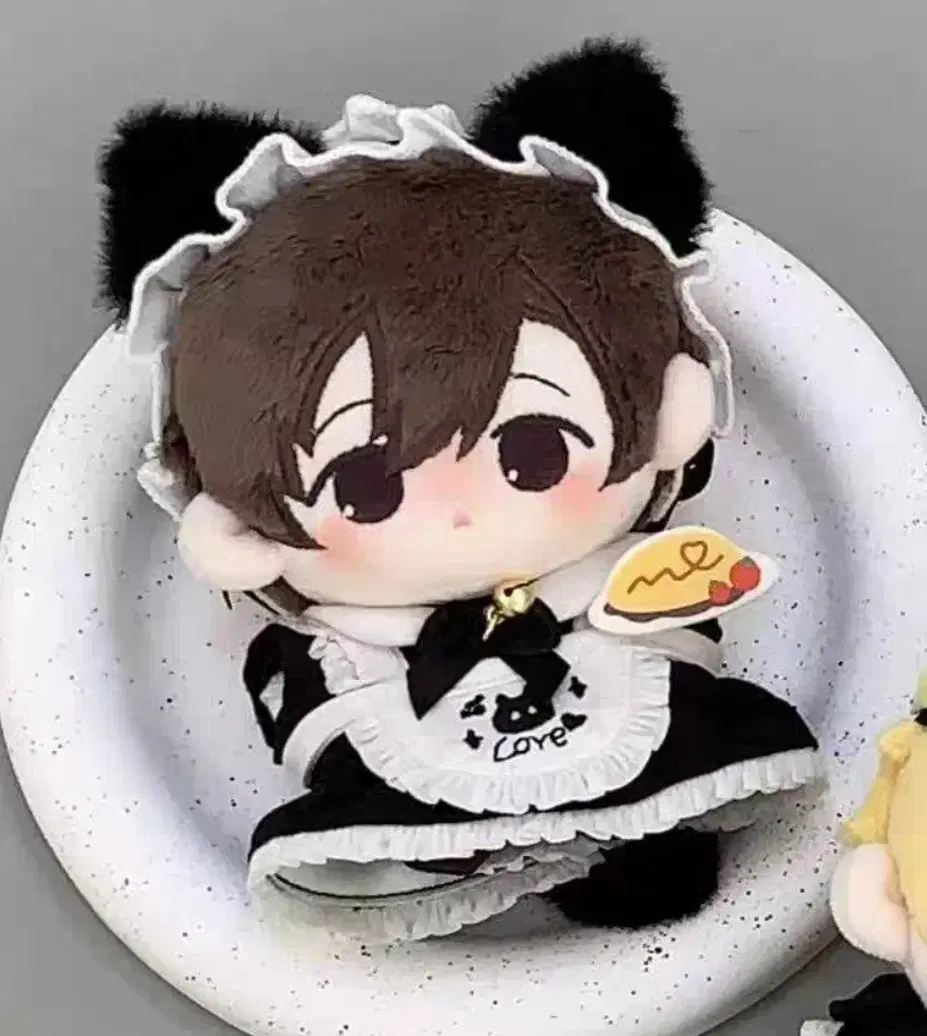 10cm인형옷 냥냥메이드복세트