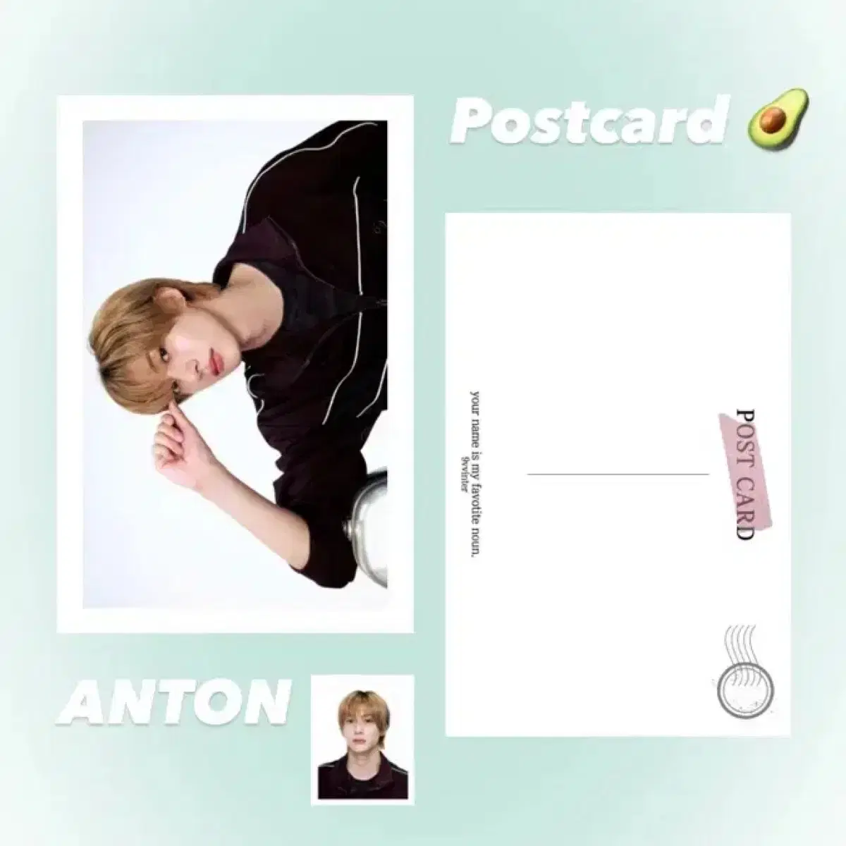라이즈 앤톤 set 엽서 증사