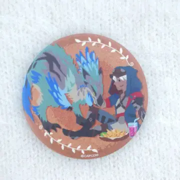 몬스터 헌터 와일드 캡콤 카페 헌터 & 시크릿 크라프트 캔뱃지