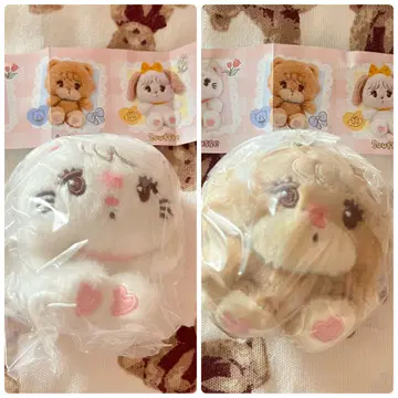 mikko 봉제 인형 무스와 라떼 세트