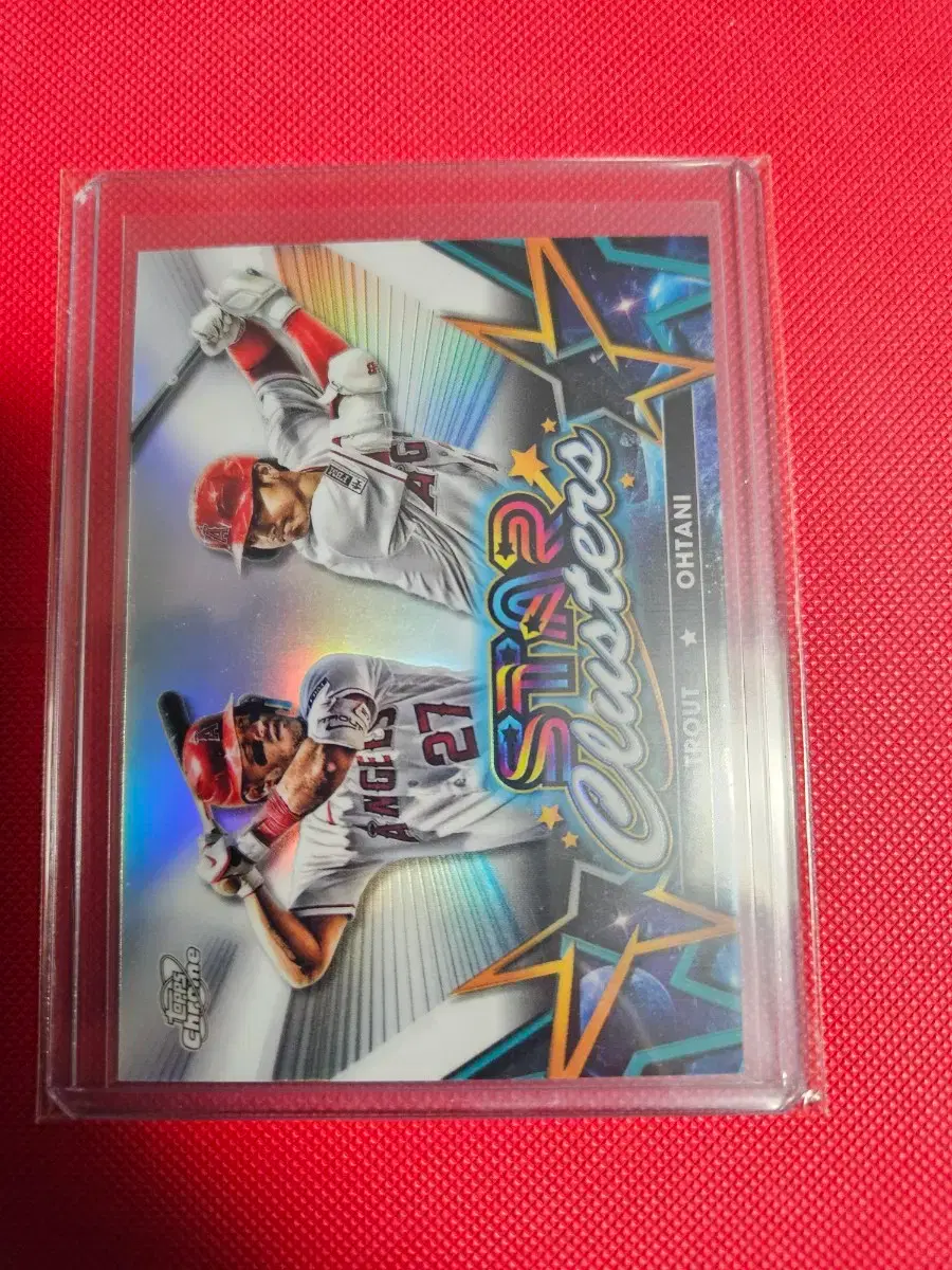 오타니 2023 Topps Cosmic Stars Clusters 트라웃