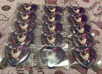 아쿠네코 하트 캔뱃지 루카스 15개