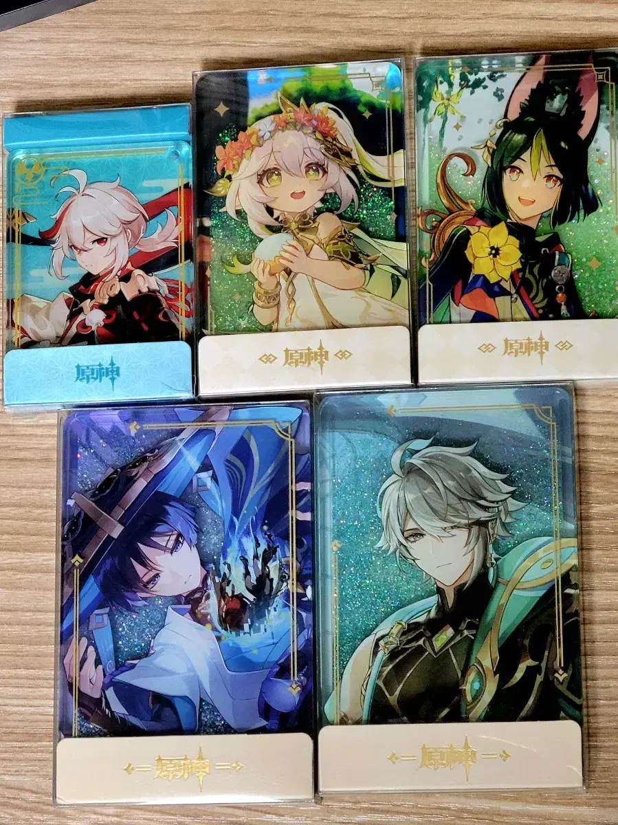 Sell Genshin Impact characters Kazuha, Nahida, Tainari, Wanderer, and Alhaitham