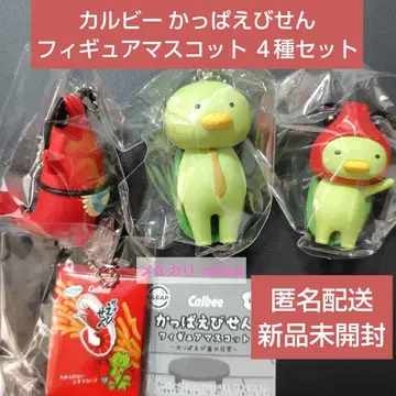 Calbee 카루비 갓파에비센 피규어 마스코트 4종 세트