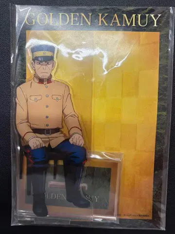 골든 카무이 월도 군인 브로마이드 패턴 빅 아크릴 스탠드