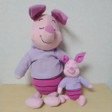 피그렛 봉제 인형 대소 2개 세트 오리엔탈 랜드