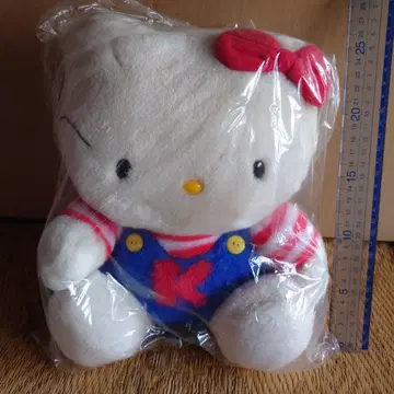 헬로키티 봉제 인형 스트라이프 셔츠