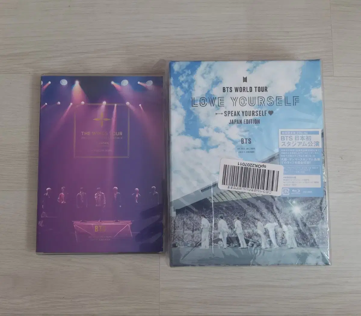방탄소년단 BTS 일본 윙즈콘 & 스픽콘 블루레이