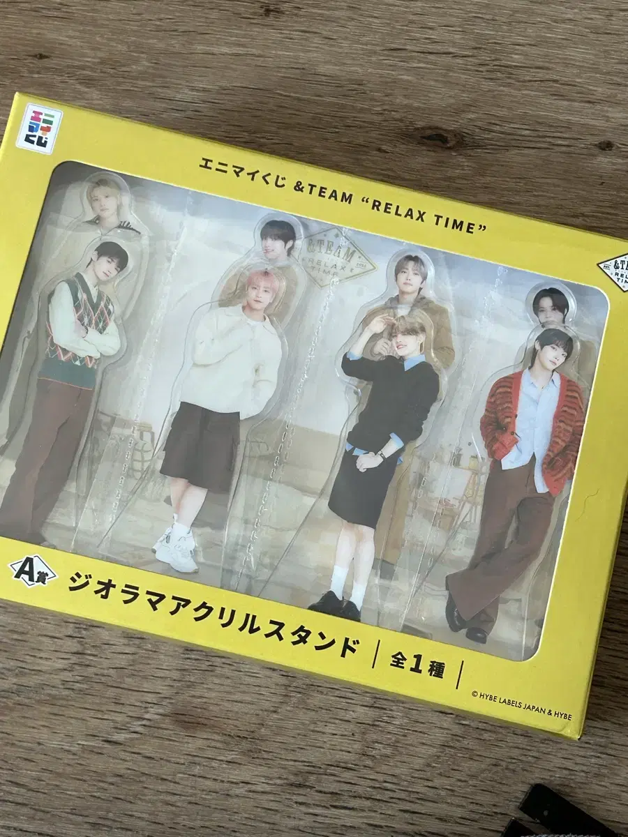 &team relax time kooji a prize acrylic stand diorama &team arcstar