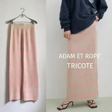 TRICOTE' for ADAM ET ROPE' 디자인 자카드 스커트