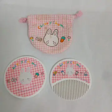 레트로 체리 참 거울 세트