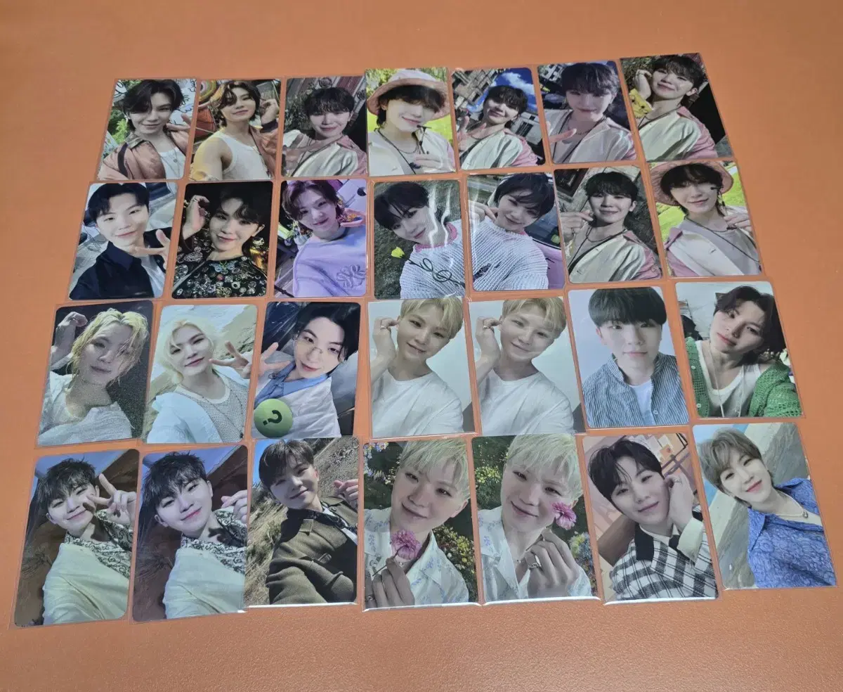 세븐틴 우지 포카일괄 사진 2장