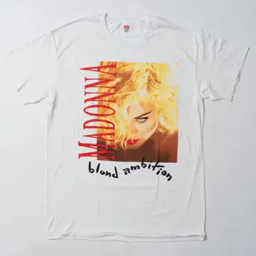 90년대 데드스탁 MADNNA BLOND AMBITION 티셔츠