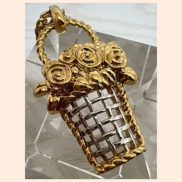 NINA RICCI 니나리치 꽃바구니 빈티지 롱 목걸이 컨디션 최상