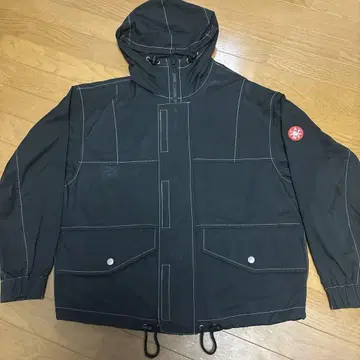 cavempt CONTRAST STITCH HOOD ZIP JACKET