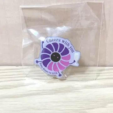 니지산지 후와미나토 1st라이브 캡슐 토이 후와챠 크루러 핀 배지