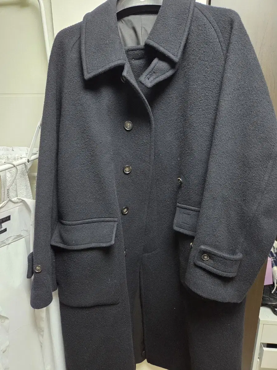 Holly Sun 22FW Winter Port Balmacaan Dark Navy L