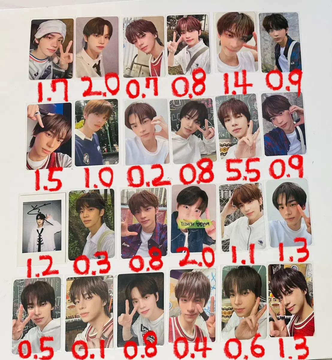 투어스 신유 포카 양도 썸머비트 스파클링 공방 생일박스 팬미팅 42존