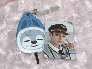 반창 부채 키링 트레이딩 카드 세트