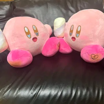 별의 커비 마샤마루 무 트위스트 마쉬멜로우 빅 봉제 인형 2개 세트