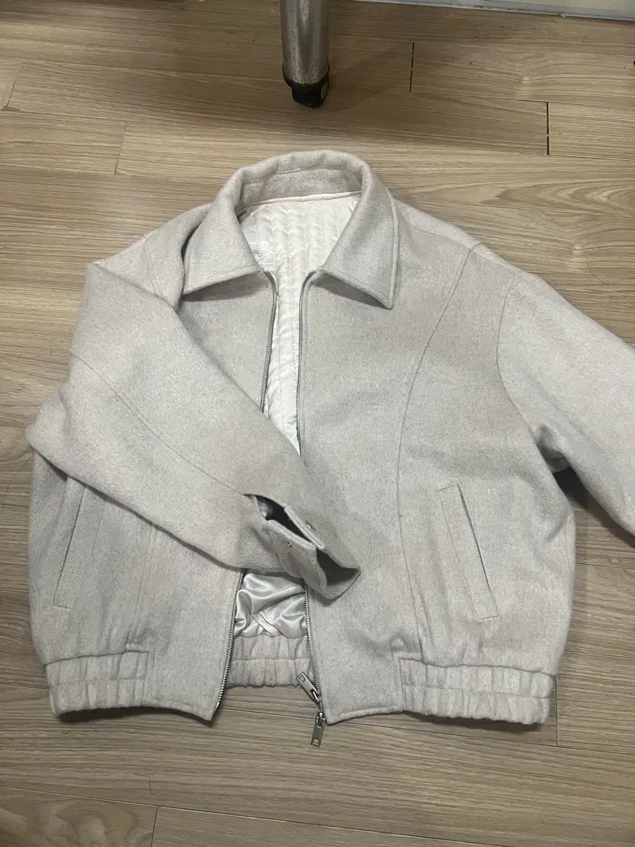 Ruffled Store Wool Jacket L