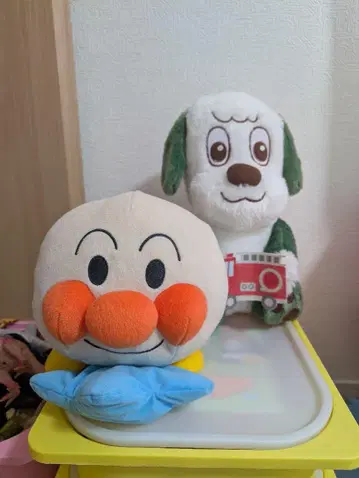 호빵맨 봉제 인형 세트