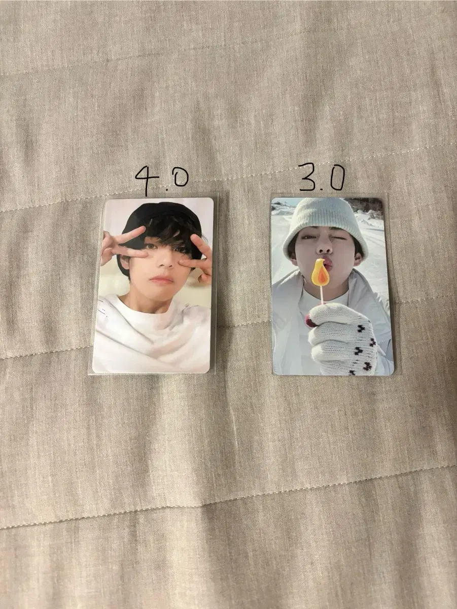 방탄소년단 뷔 태형 윈패 매직샵 포카 판매