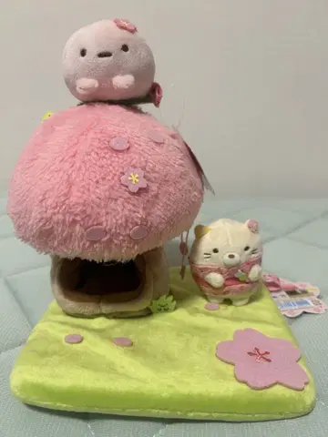 스미코구라시 봉제 인형 꽃놀이 벚꽃 개운 아이템