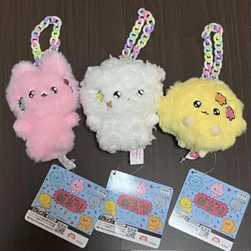 체고심 체인이 달린 폭신폭신 봉제 인형 (3개 세트)