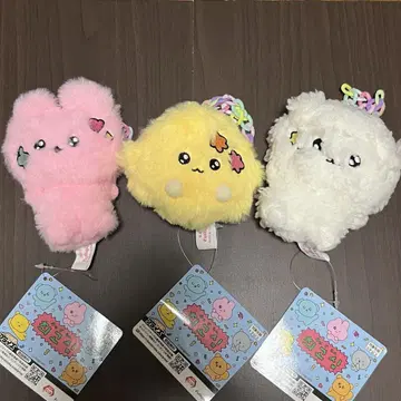 체고심 체인 포함 봉제 인형 (3개 세트)