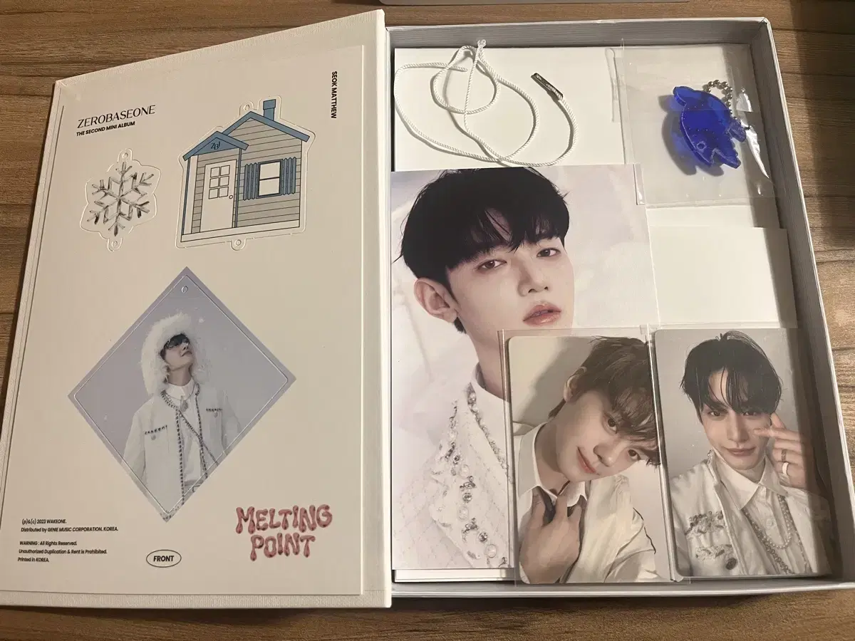 제로베이스원 제베원 멜팅포인트2집 포카 앨범 풀구성 장하오 김규빈 김지웅