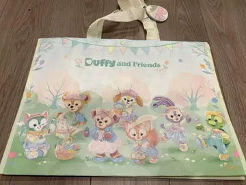 상하이 디즈니 쇼핑백 M사이즈 더피 프렌즈 봄