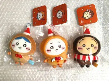 진저맨 마스코트 치이카와 하치와레 토끼 크리스마스 3점