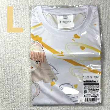 영화 5등분의 신부 나카노 이치카 엔딩 풀 그래픽 티셔츠 L
