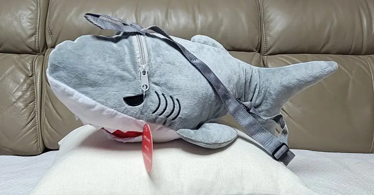 엘리스 상어52cm 백팩 중대형인형
