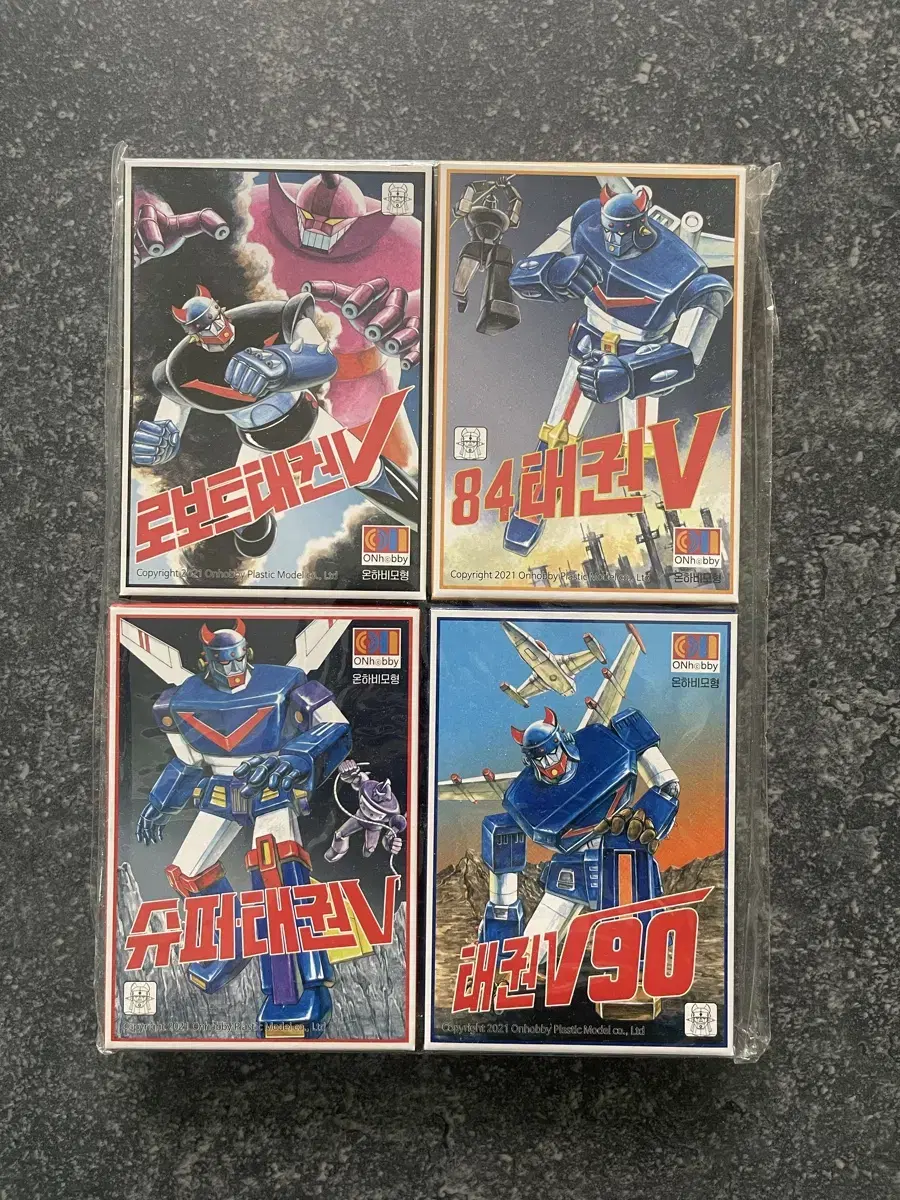 [Onharvey] Classic Robot Taekwon V 4-piece set