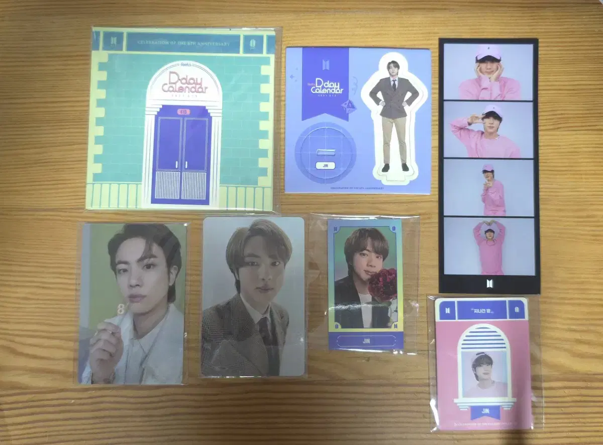 BTS JIN 방탄 페스타21 석진 세트 포카 등 일괄