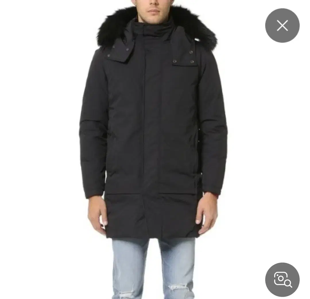 마인드브릿지 블랙 롱패딩