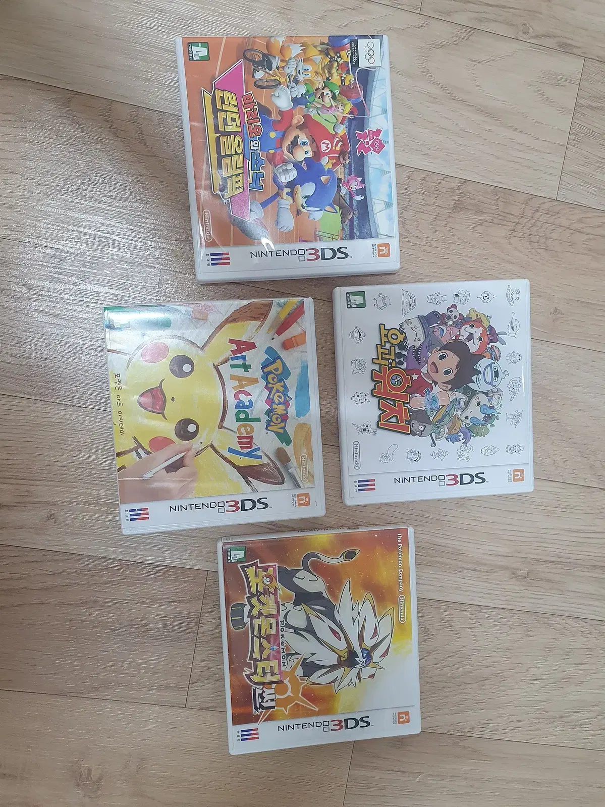 닌텐도 3DS 곽칩팩 4가지 일괄 3만5천원에 드립니다 - 서울강서