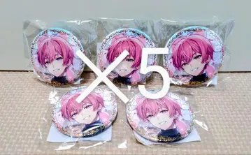 의자 없는 아이 활동 5주년 기념 매트 캔뱃지 5개 세트